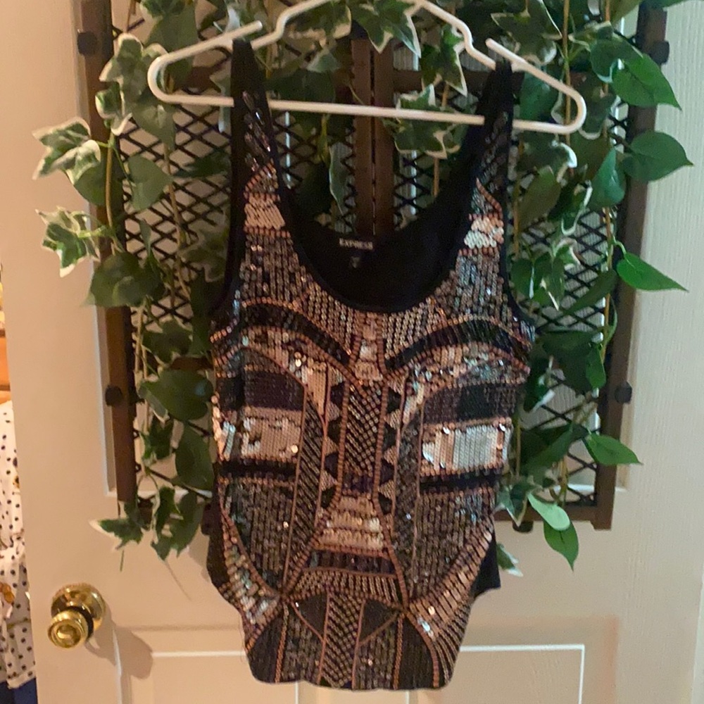Sequin top